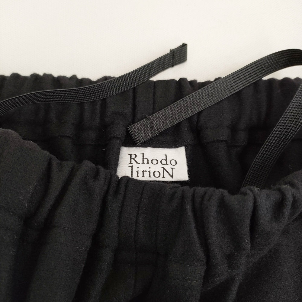 RhodolirioN Frill side Pants フリルサイドパンツ サイズ1 PS1027 定価38500円 パンツ 24AW ブラック レディース ロドリリオン【中古】5-1203T♪ RhodolirioN Frill side Pants フリルサイドパンツ サイズ1 PS1027