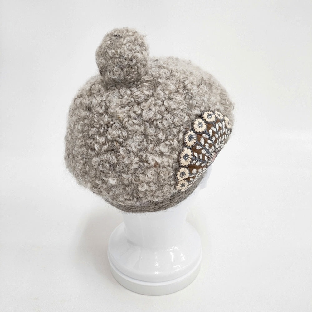 mina perhonen/hitomi shinoyama ピーコック 刺繍 クジャク 帽子