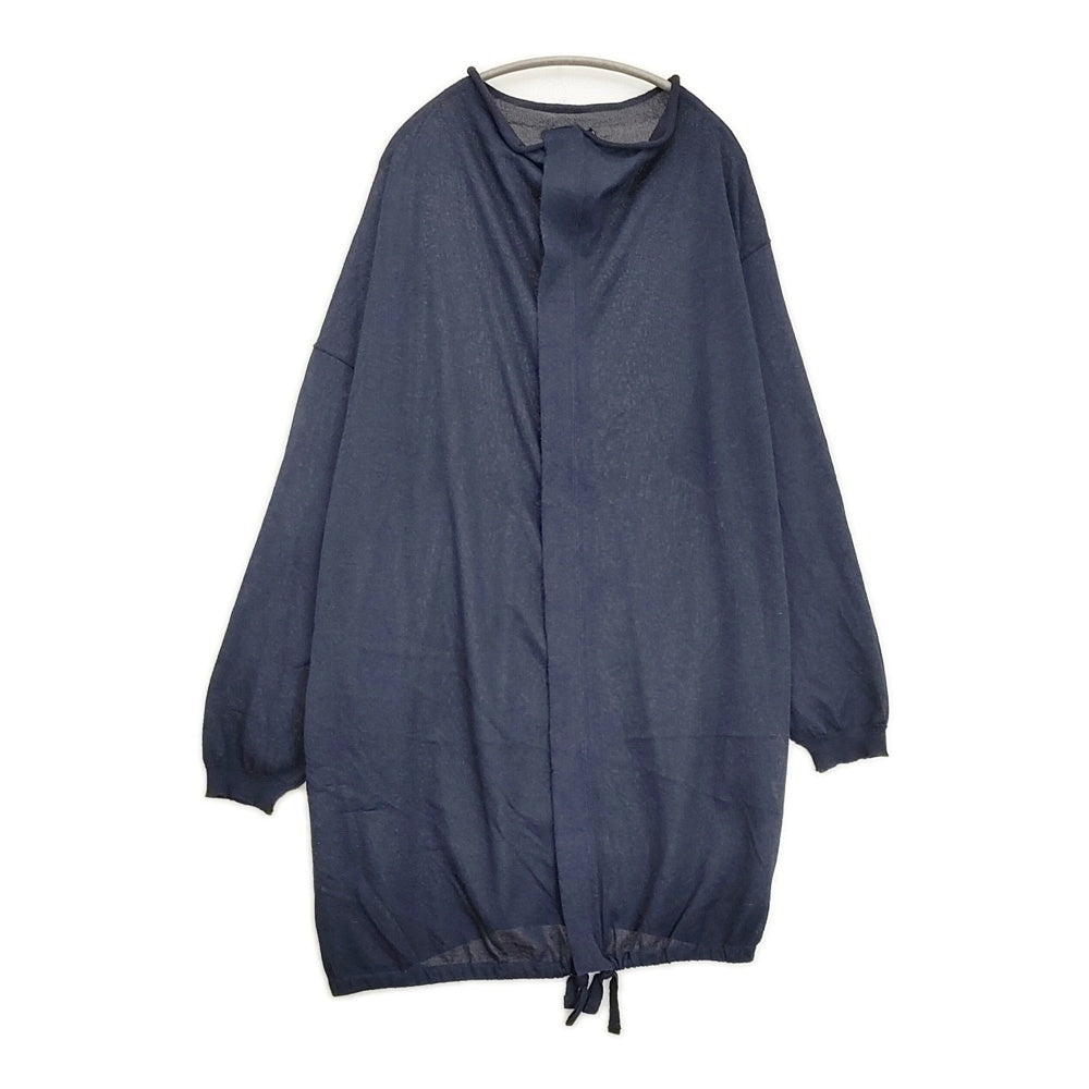 Yohji Yamamoto +NOIR ジップアップ ニットロングカーディガン サイズ2
