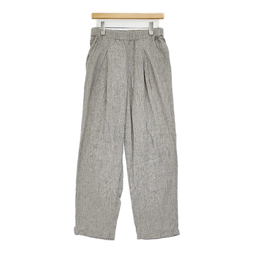 evam eva inen cotton tuck pants リネンコットンタックパンツ サイズ2