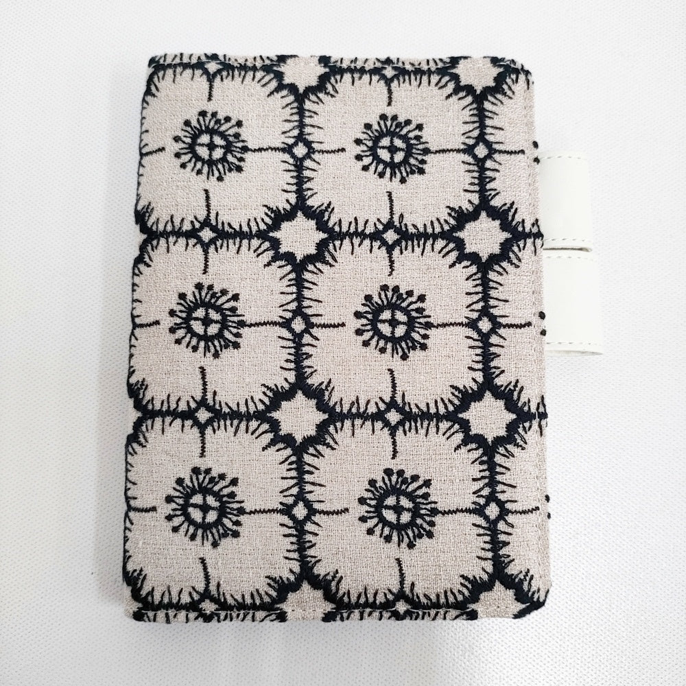 mina perhonen/ほぼ日 anemone 刺繍 オリジナルサイズ 手帳カバー 2023