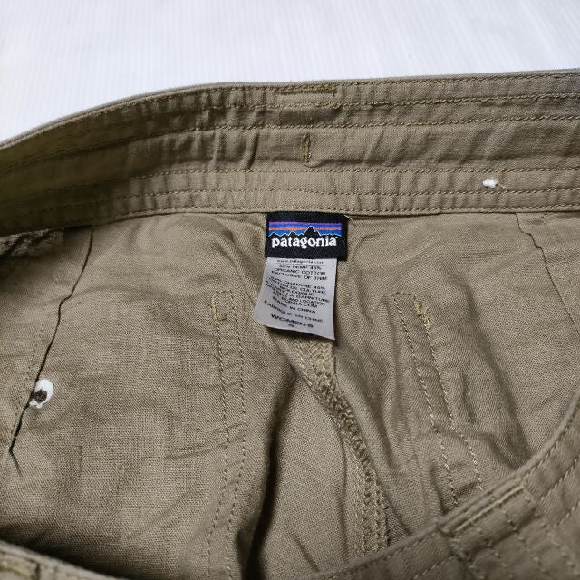 patagonia ヘンプショーツ 58081SP14 ハーフパンツ ショートパンツ ベージュ レディース パタゴニア【中古】3-0727S –  ブランド古着の専門店gee