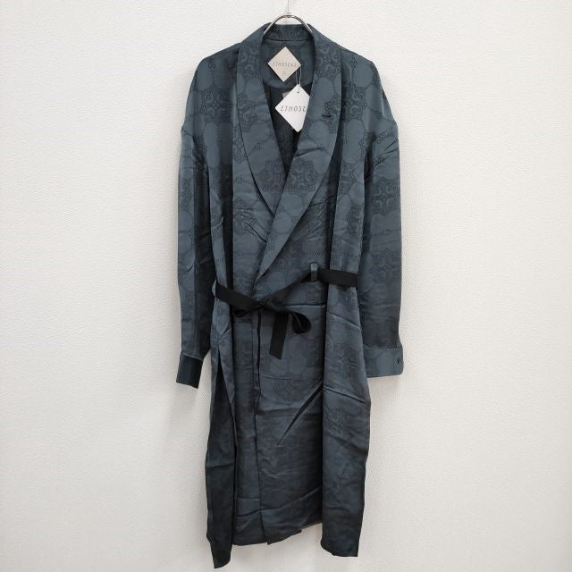 ETHOSENS 新品 Jaquard coat shirt 定価60500円 ジャガード ローブ ロングシャツ コート 22AW ブルーグ –  ブランド古着の専門店gee,jee（ジージー）