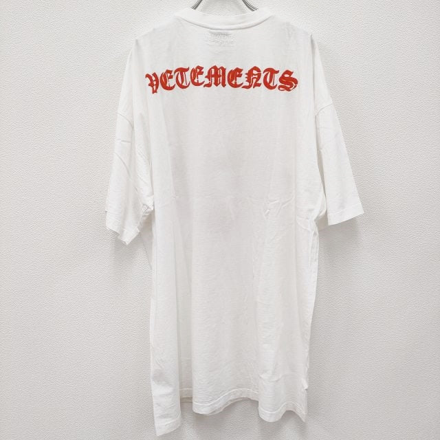 VETEMENTS ANARCHY GOTHIC LOGO T-SHIRT アナーキー UE51TR640W 定価53900円 サイズS 半