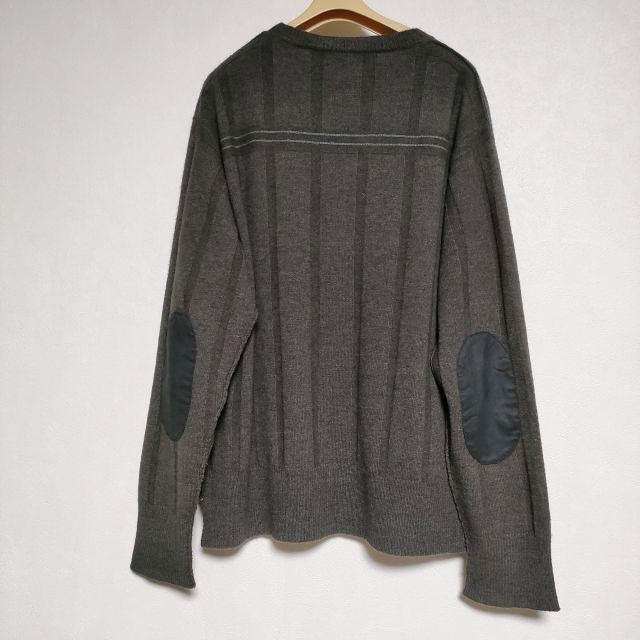 ANSNAM riverrun エルボーパッチ ウールナイロンヤク セーター Yak Wool Pullover ニット グレー メンズ ア –  ブランド古着の専門店gee,jee（ジージー）