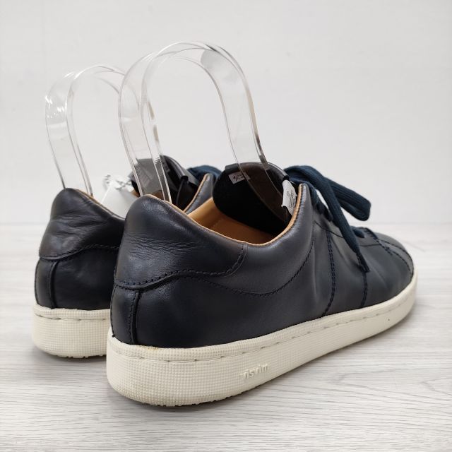 VISVIM FOLEY FOLK フォリーフォルク レザー スニーカー サイズM9.5 V10007428-02 スニーカー ネイビー メ