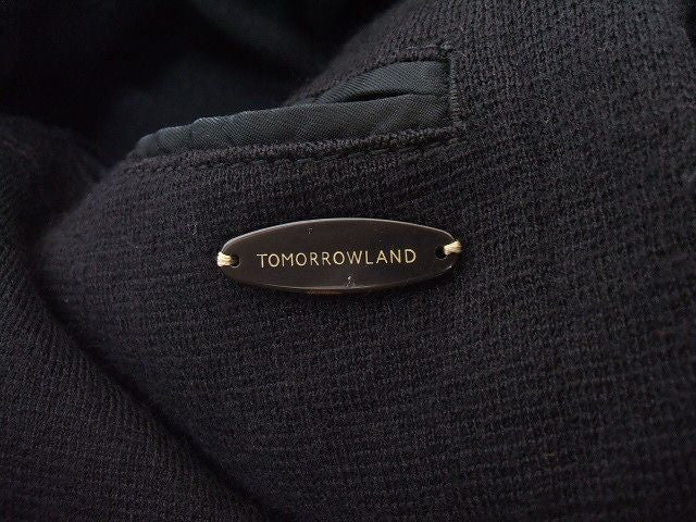 TOMORROWLAND サイズ46 ウール テーラードジャケット ブラック メンズ