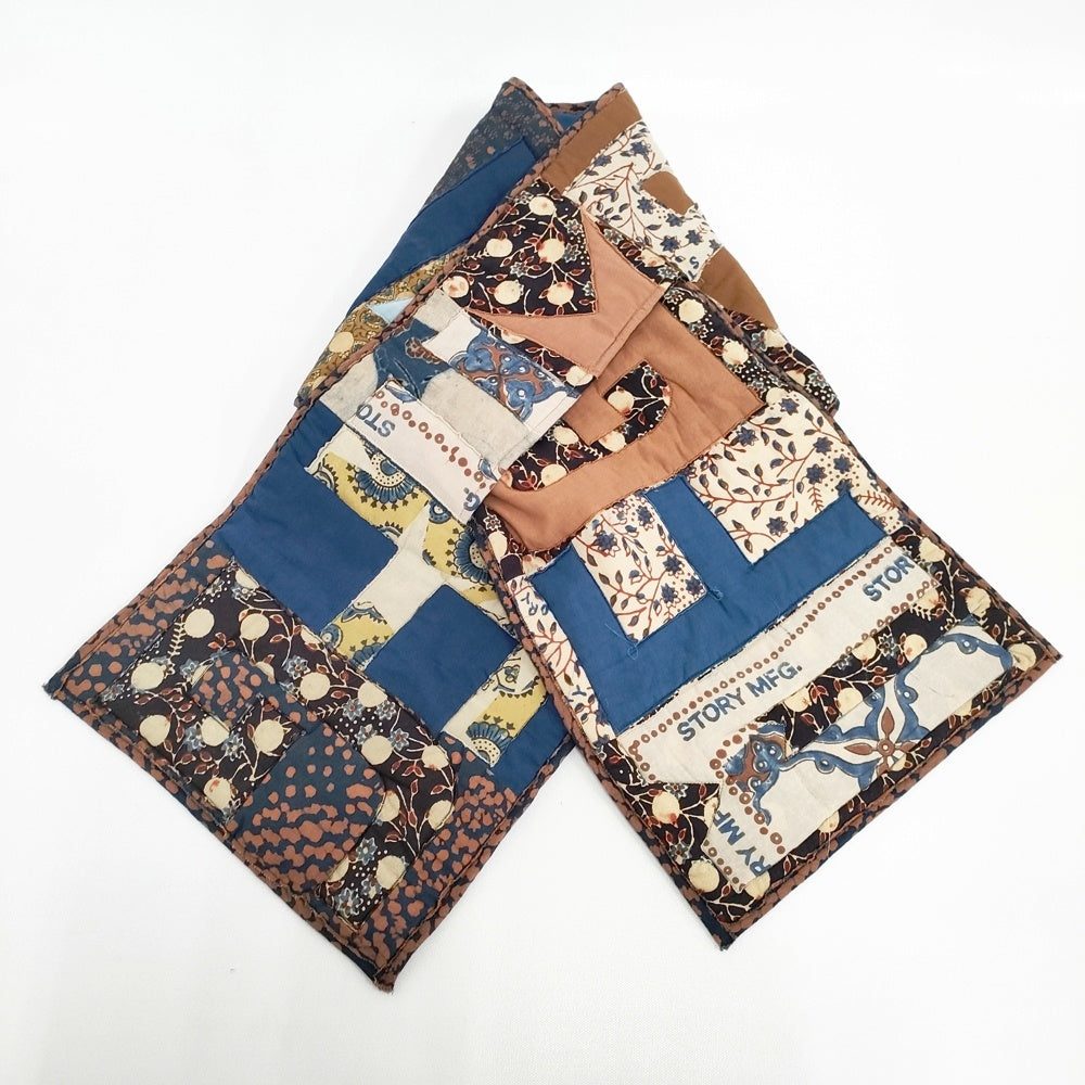 STORY mfg ストーリーエムエフジー Puffer Scarf Star Scraps Ptchwork