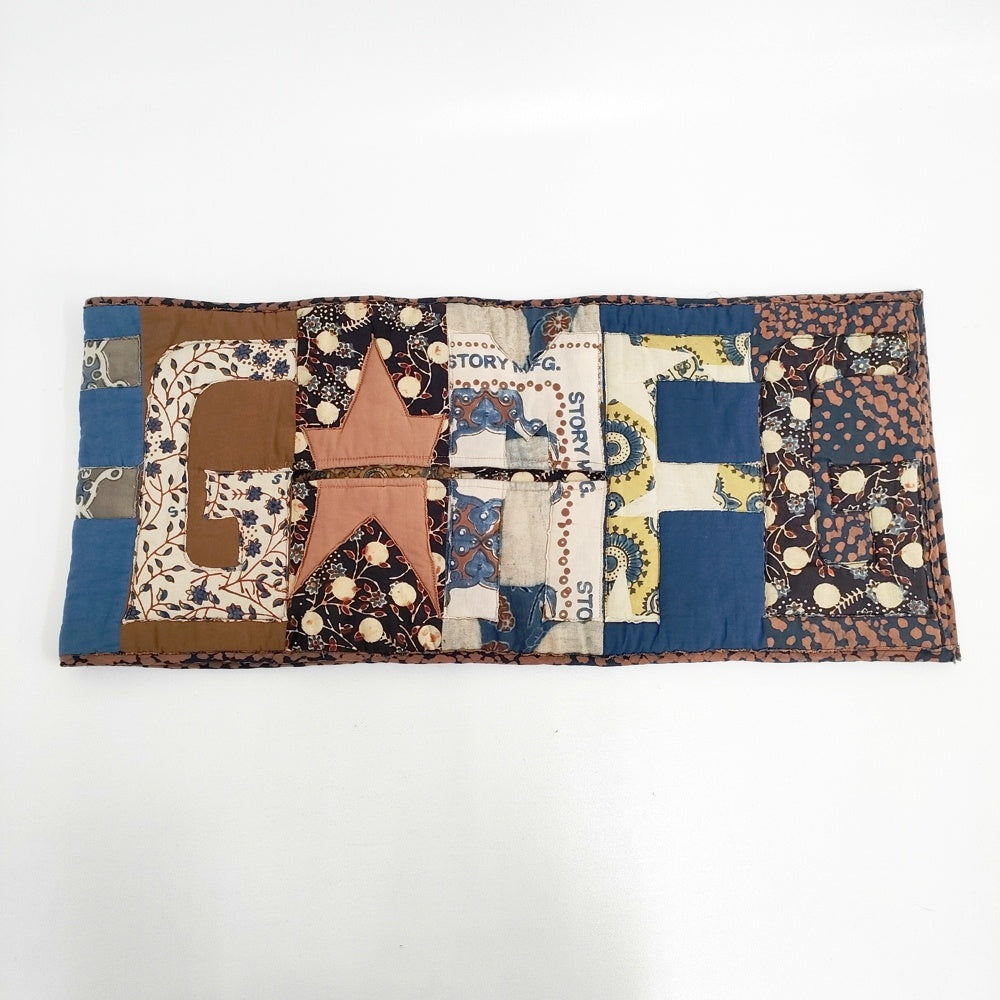 STORY mfg ストーリーエムエフジー Puffer Scarf Star Scraps Ptchwork