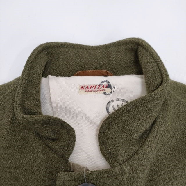 KAPITAL ヴィンテージメルトン マーブルコート/サイズXS ブラック　美品 KAPITAL ヴィンテージメルトン マーブルコート/サイズXS