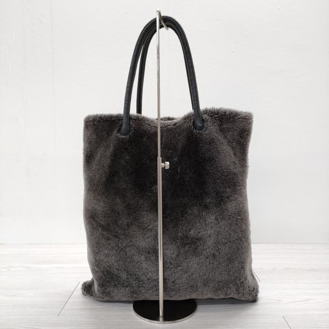 45R/45rpm ムートンバッグ 定価7万 ボア 羊革 トートバッグ