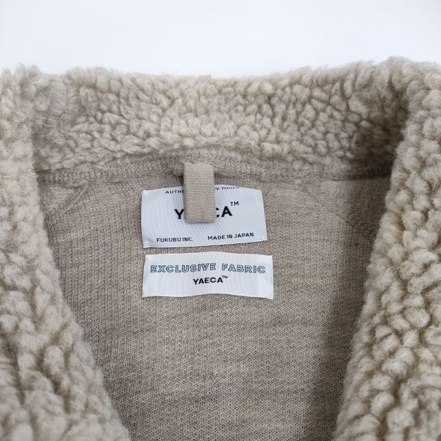 YAECA WOOL PULLOVER 18452 ボア プルオーバー 定価46200円 サイズXS