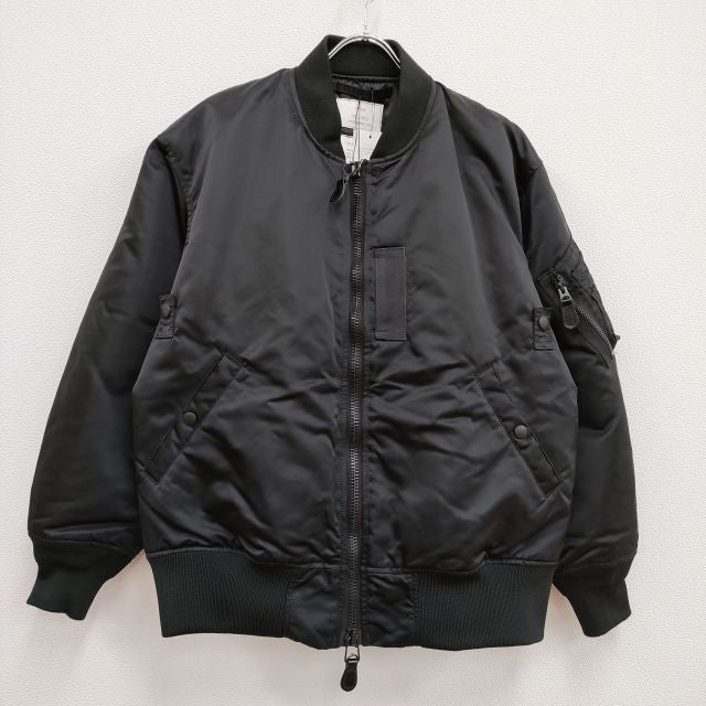 HYKE 新品 TYPE MA-1 中綿ジャケット UNITED ARROWS 定価82500円 ミリタリージャケット 23AW ブラック –  ブランド古着の専門店gee