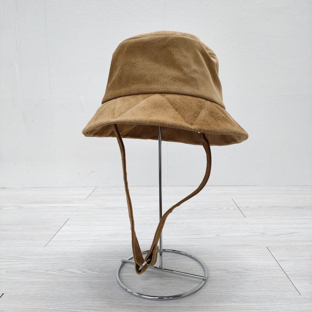 Indietro Association 新品 Leather Bucket Hat ヌバックバケットハット 定価18700円 豚革 サイズ