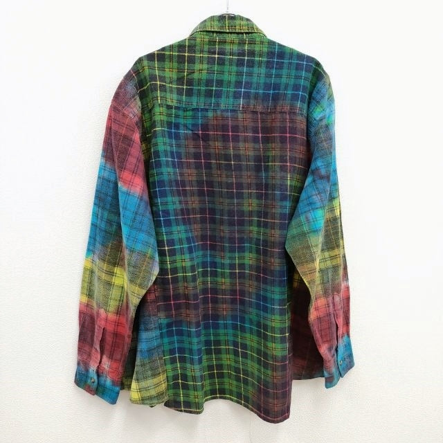 Rebuild by Needles 再構築 加工 リメイク タイダイ HM307 Flannel Shirt Tie Dye 長袖シャツ –  ブランド古着の専門店gee,jee（ジージー）