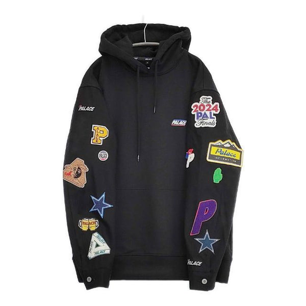 eYe COMME des GARCONS JUNYA WATANABE MAN/PALACE コラボ カスタマイズ 定価132000円 パーカー 24SS AD2023 ブラック メンズ アイ ジュンヤワタナベマン/パレス【中古】5-1019M∞