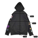 eYe COMME des GARCONS JUNYA WATANABE MAN/PALACE コラボ カスタマイズ 定価132000円 パーカー 24SS AD2023 ブラック メンズ アイ ジュンヤワタナベマン/パレス【中古】5-1019M∞