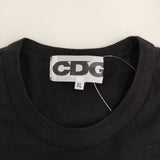 COMME des GARCONS CDG SZ-T067 サイズXL 刺繍 半袖Ｔシャツ カットソー AD2023 ブラック メンズ コムデギャルソン【中古】5-0713S♪