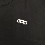 COMME des GARCONS CDG SZ-T067 サイズXL 刺繍 半袖Ｔシャツ カットソー AD2023 ブラック メンズ コムデギャルソン【中古】5-0713S♪