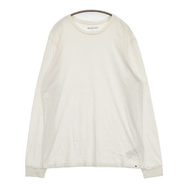 BURTON CLASSIC LS 22923 コットン 長袖Ｔシャツ カットソー ロンＴ オフホワイト メンズ バートン【中古】5-1001M∞