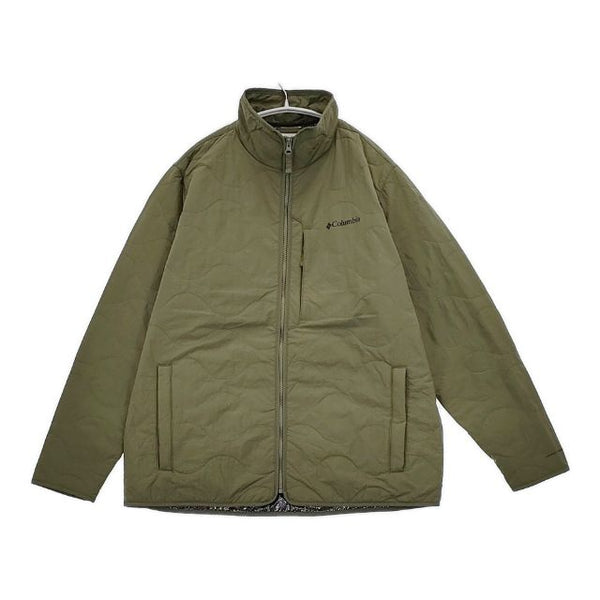Columbia バーチウッド ジャケット WM9895 中綿 ナイロン ブルゾン カーキ メンズ コロンビア【中古】5-0821T∞