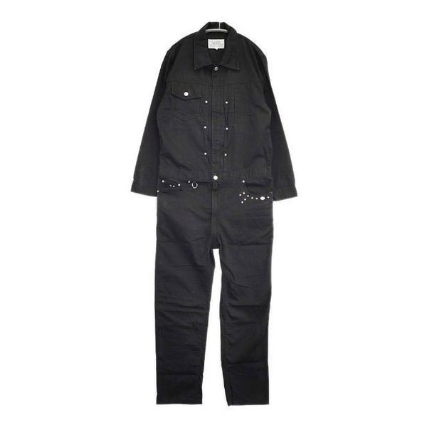 PEEL&LIFT boilersuit ボイラースーツ 定価37000円 pl21-c0001 オールインワン ツナギ ブラック メンズ ピールアンドリフト【中古】5-1025M∞
