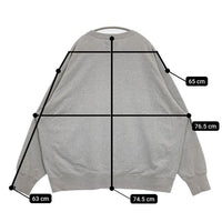 Graphpaper/LOOPWHEELER Classic Crew Neck Sweat 定価29700円 GU233-70267C スウェット 23aw グレー メンズ グラフペーパー/ループウィラー【中古】5-1001M∞
