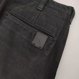 N.HOOLYWOOD ミスターハリウッド コットン ストレートパンツ 222-CP04 peg パンツ ブラック メンズ エヌハリウッド【中古】5-1025G∞