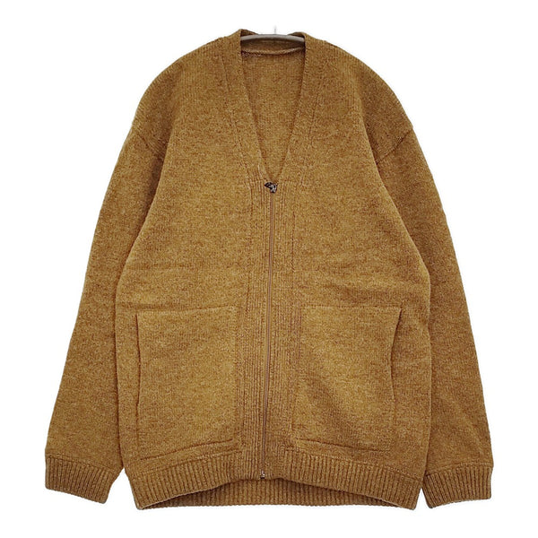 crepuscule Whole Garment V/N Zip Cardigan サイズ1 定価22000円 1703-009 カーディガン マスタード メンズ クレプスキュール【中古】5-1103T♪