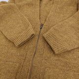 crepuscule Whole Garment V/N Zip Cardigan サイズ1 定価22000円 1703-009 カーディガン マスタード メンズ クレプスキュール【中古】5-1103T♪