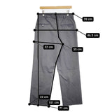 US.ARMY HOSPITAL DUTY ホスピタル デューティー トラウザーズ GRAY染め パンツ グレー メンズ ユーエスアーミー/アメリカ軍【中古】5-1025G∞