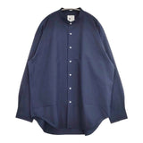 NEUTRALWORKS. ニュートラルワークス MXP ロングスリーブスマートブロードビッグシャツ 定価20900円 ユニセックス KSU32155 長袖シャツ ネイビー メンズ【中古】5-1025M∞