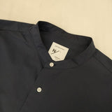 NEUTRALWORKS. ニュートラルワークス MXP ロングスリーブスマートブロードビッグシャツ 定価20900円 ユニセックス KSU32155 長袖シャツ ネイビー メンズ【中古】5-1025M∞