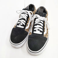VANS オールドスクール OLD SKOOL ANIMALIER BLACK サイズ26.5cm スニーカー ブラック ブラウン メンズ バンズ【中古】5-1009G◎