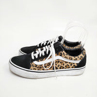 VANS オールドスクール OLD SKOOL ANIMALIER BLACK サイズ26.5cm スニーカー ブラック ブラウン メンズ バンズ【中古】5-1009G◎