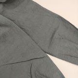 AQUELLOS OJOS VERDES bishu バンドカラーシャツ aov-42f-sc12-5 ウールキュプラ 長袖シャツ ブルーグレー メンズ アケヨスオホスヴェルデス【中古】5-1120M∞