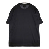 WRAPINKNOT Regular fit T-Shirt 定価20900円 WJ501-MCS16 ニット 半袖Ｔシャツ カットソー ブラック メンズ ラッピンノット【中古】5-1025S∞