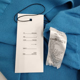 A.PRESSE 新品 Cotton knit L/S T-Shirt 定価35200円 サイズ3 コットン ニット 24SS ターコイズブルー メンズ アプレッセ【中古】5-0628M♪