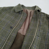 A.PRESSE 新品 Hunting Half Coat 定価198000円 サイズ2 23AAP-01-11H チェック コート 23AW カーキ メンズ アプレッセ【中古】5-0912T♪