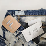 HERILL 新品 HL Regular Denim サイズ3 定価47300円 24-030-HL-8000-30 デニムパンツ 24AW ブルー ホワイト メンズ ヘリル【中古】5-0628G♪