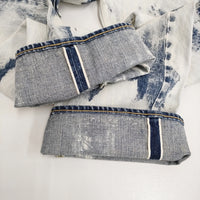 HERILL 新品 HL Regular Denim サイズ3 定価47300円 24-030-HL-8000-30 デニムパンツ 24AW ブルー ホワイト メンズ ヘリル【中古】5-0628G♪