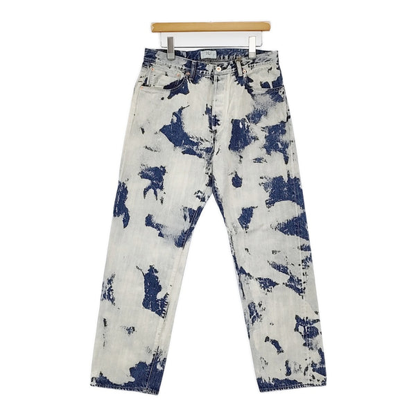 HERILL 新品 HL Regular Denim サイズ2 定価47300円 24-030-HL-8000-30 デニムパンツ ブルー ホワイト メンズ ヘリル【中古】5-0628G♪