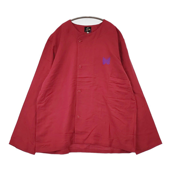 Needles 新品 パジャマセット リネン レーヨン サイズL セットアップ レッド メンズ ニードルス【中古】5-0628M♪