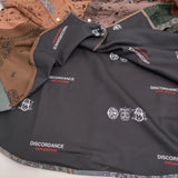 Children of the discordance BANDANA PATCHWORK FRINGE SHIRT LS リメイクシャツ ブラウン チルドレンオブザディスコーダンス【中古】5-1014M♪