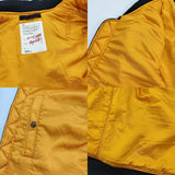 TMT 刺繍 MA-1 中綿ブルゾン サイズS ミリタリージャケット ブラック メンズ ティーエムティー【中古】5-1103T♪