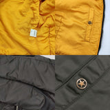 TMT 刺繍 MA-1 中綿ブルゾン サイズS ミリタリージャケット ブラック メンズ ティーエムティー【中古】5-1103T♪