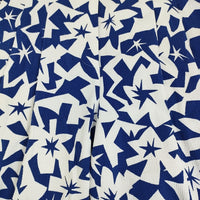 JIL SANDER NAVY 未使用品 総柄 34 定価65000円 ショートパンツ ハーフパンツ ブルー ホワイト レディース ジルサンダーネイビー【中古】5-0708S♪