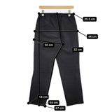TEATORA WALLET PANTS OFFICE SOLOMODULE 定価37400円 パンツ ブラック メンズ テアトラ【中古】5-1025G∞