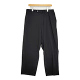 Graphpaper Flex Tricot Wide Tapered Chef Pants サイズ2 定価30800円 GM242-40036 パンツ 24SS ブラック メンズ グラフペーパー【中古】5-1014G♪