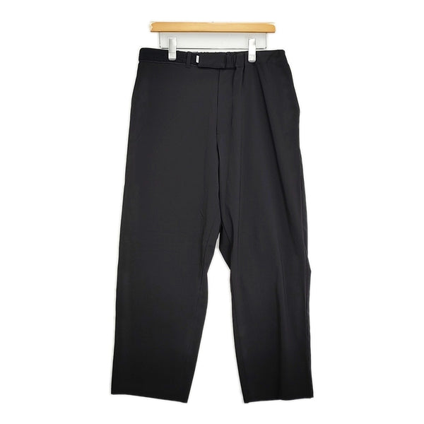 Graphpaper Flex Tricot Wide Tapered Chef Pants サイズ2 定価30800円 GM242-40036 パンツ 24SS ブラック メンズ グラフペーパー【中古】5-1014G♪